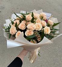Букет Кремовые розы Латте в Воронеже